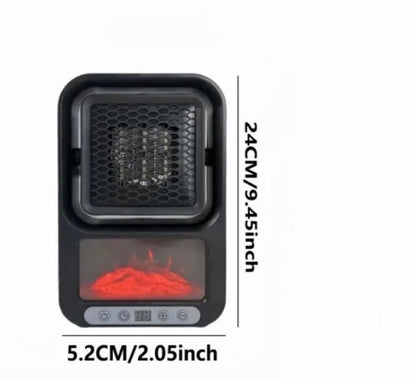 Portable 800W Electric Heater, Ceramic Electric Portable Fan Heater, Indoor Mini Desktop Space Heater