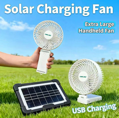 Foldable Solar Panel Portable USB Fan