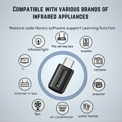 Type-C Micro USB Smart IR Remote Control