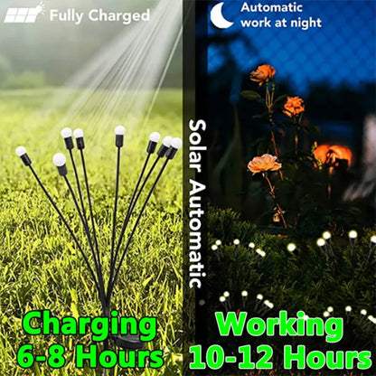 Solar Garden Lights / Solar Firefly Lights (06 Bulbs)