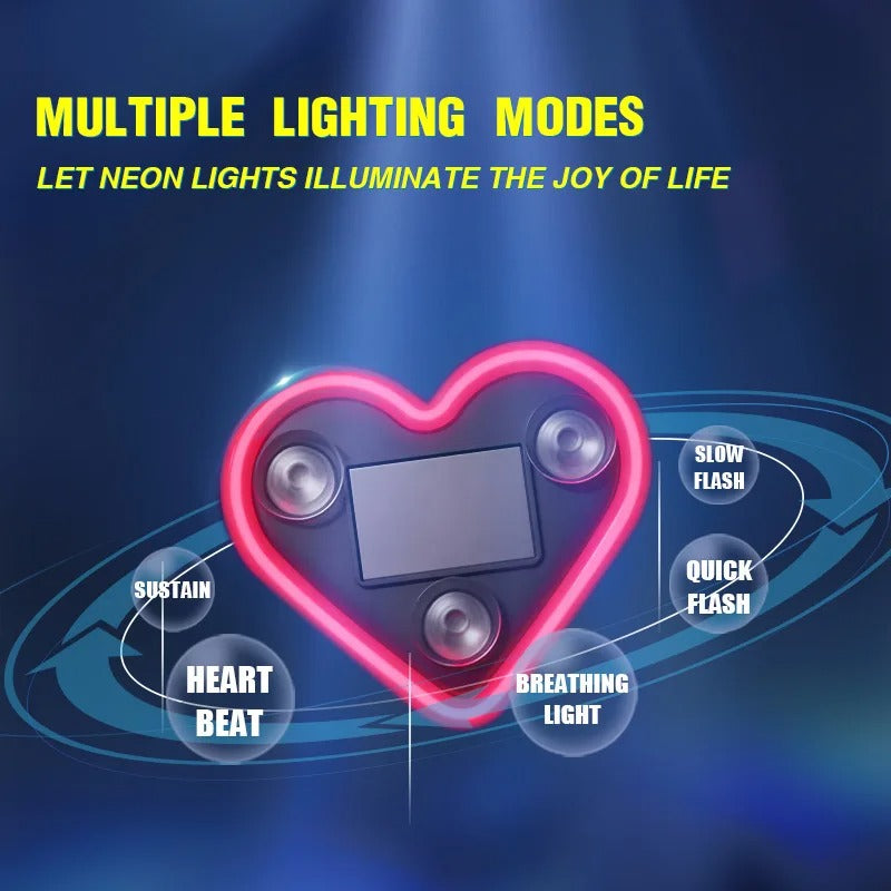 Heart Shaped Ambient Light (Pack of 2)