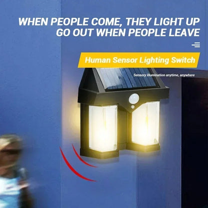 Dual Solar Motion Sensor Light