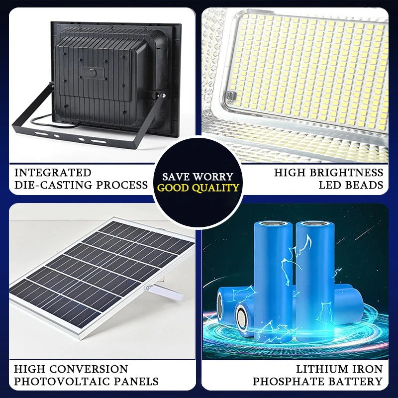 200W Solar Flood Light
