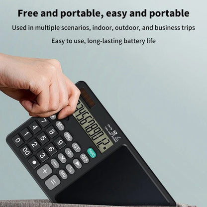 Dual Power Calculator with LCD Writing Pad