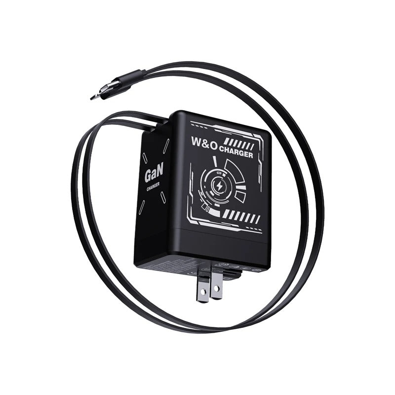 GaN Charger 2-in-1 gan Compatible with 120W Retractable Charger